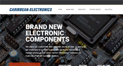 Desktop Screenshot of caribbean-electronics.com