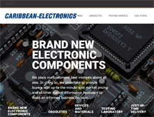Tablet Screenshot of caribbean-electronics.com